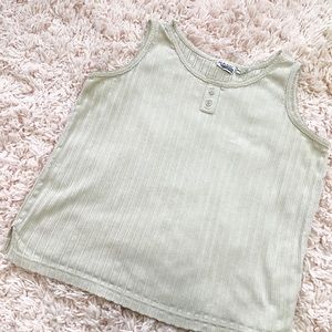 Vintage Tan Basic Editions Tank Top